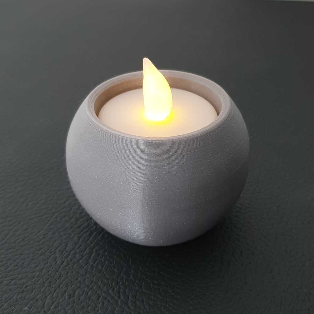 Spheric Tealight Holder, Slimprint