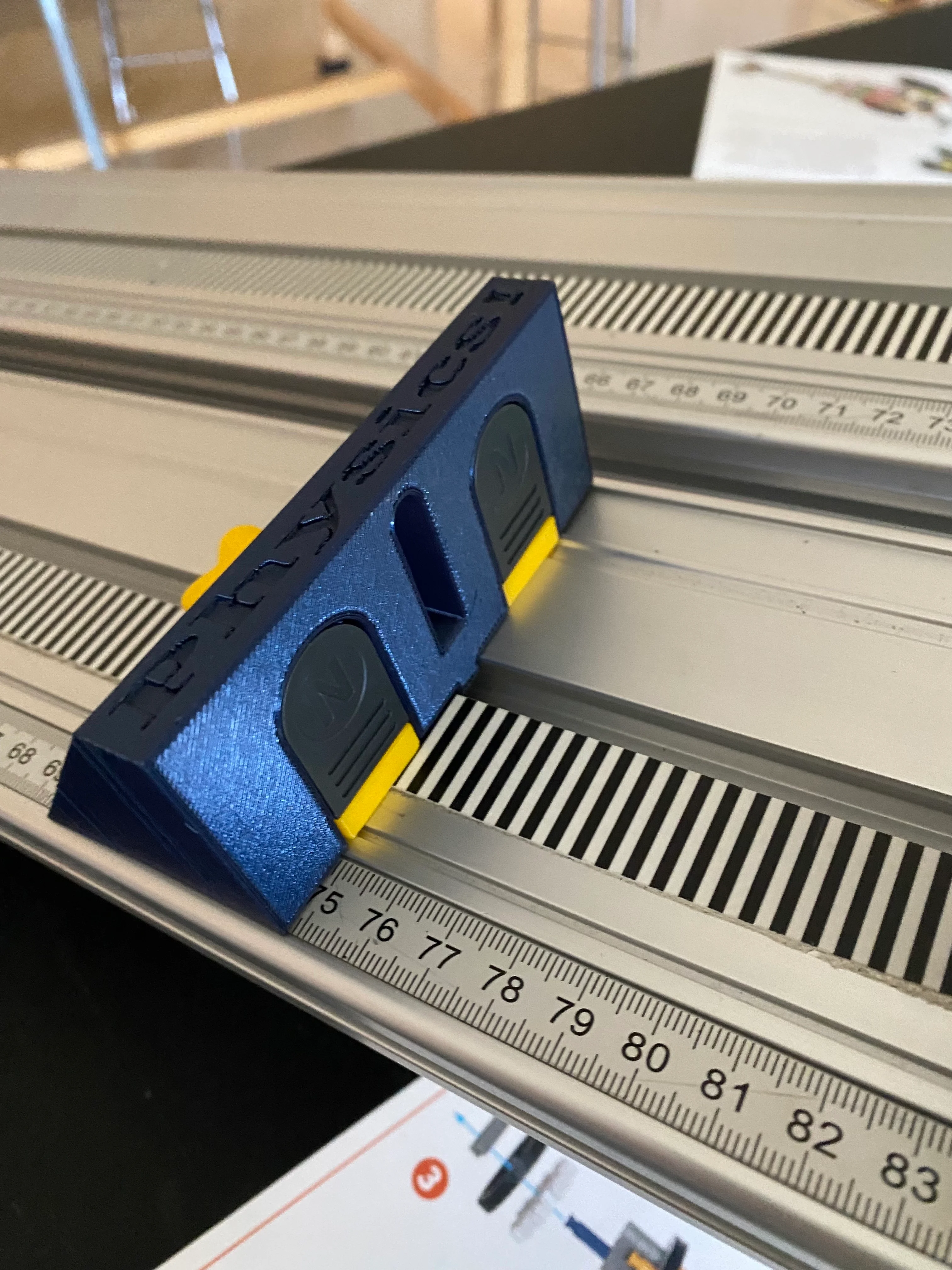 Track End for Vernier Track
