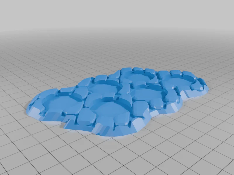 Movement Tray on bricks (26mm)