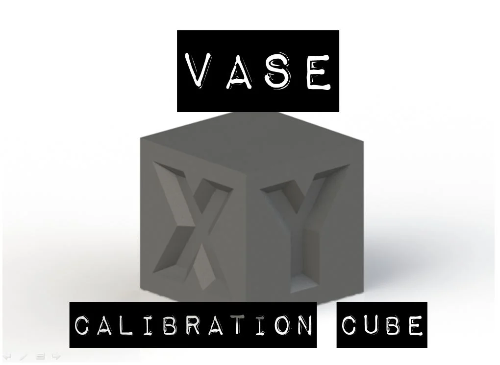 VASE Calibration Cube XYZ 20x20mm