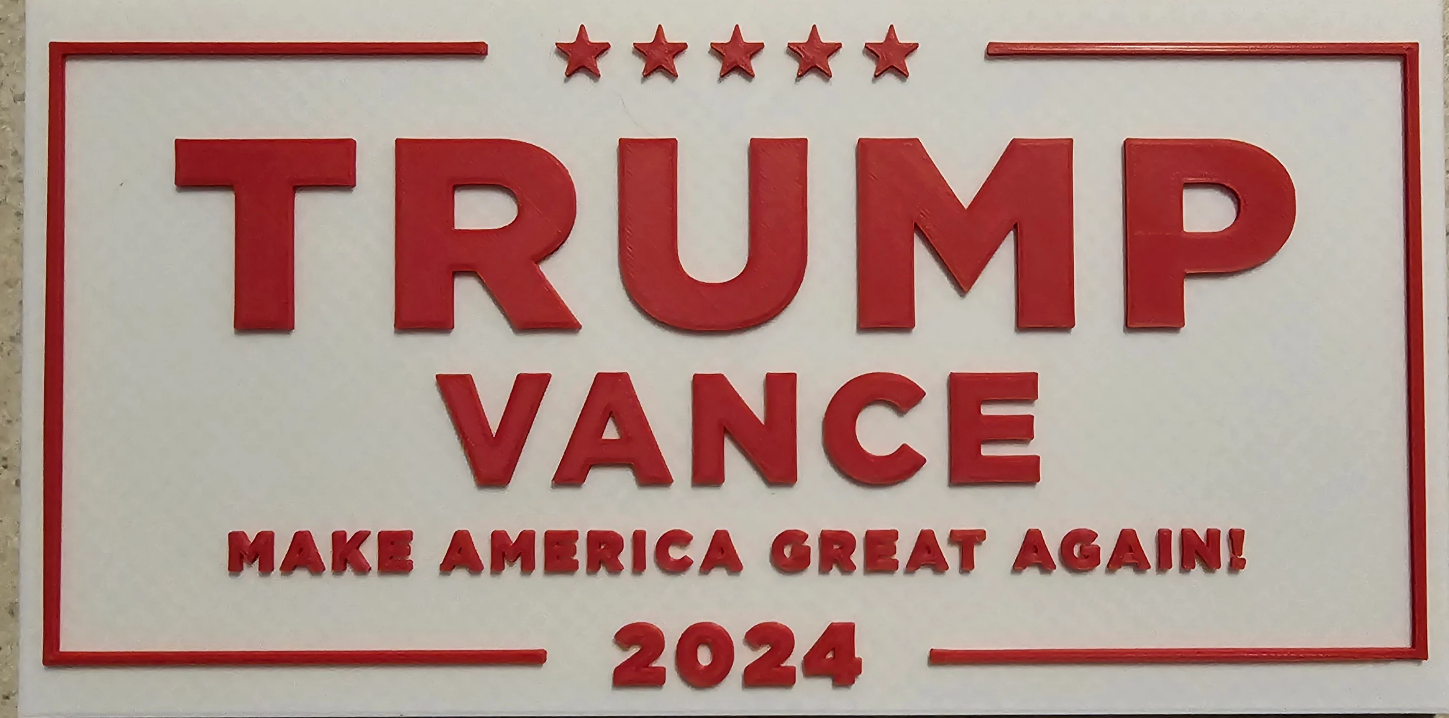 Trump Vance 2024 Sign