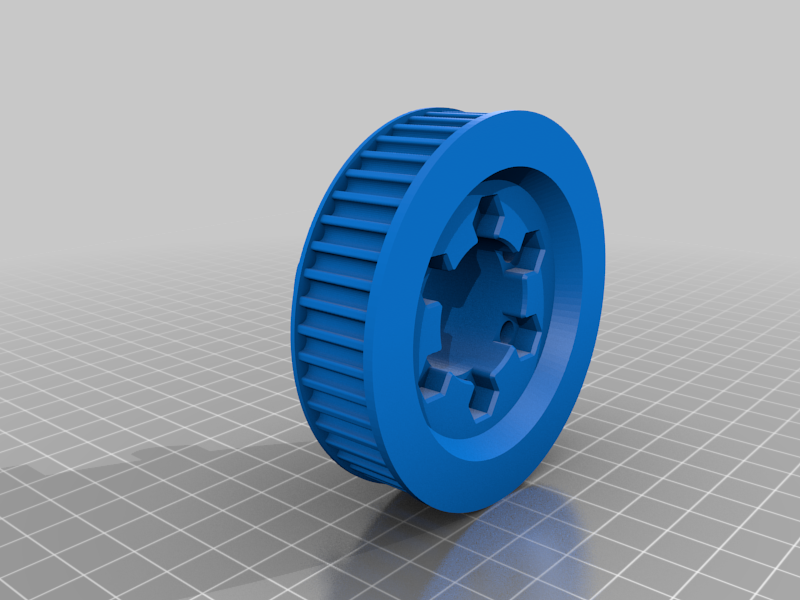 Parametrical Pulley for MBS All terrain electric skateboard wheel