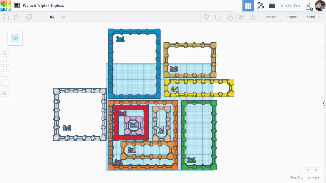 OpenForge 2.0 Wyloch Square Triplex Topless + Connector