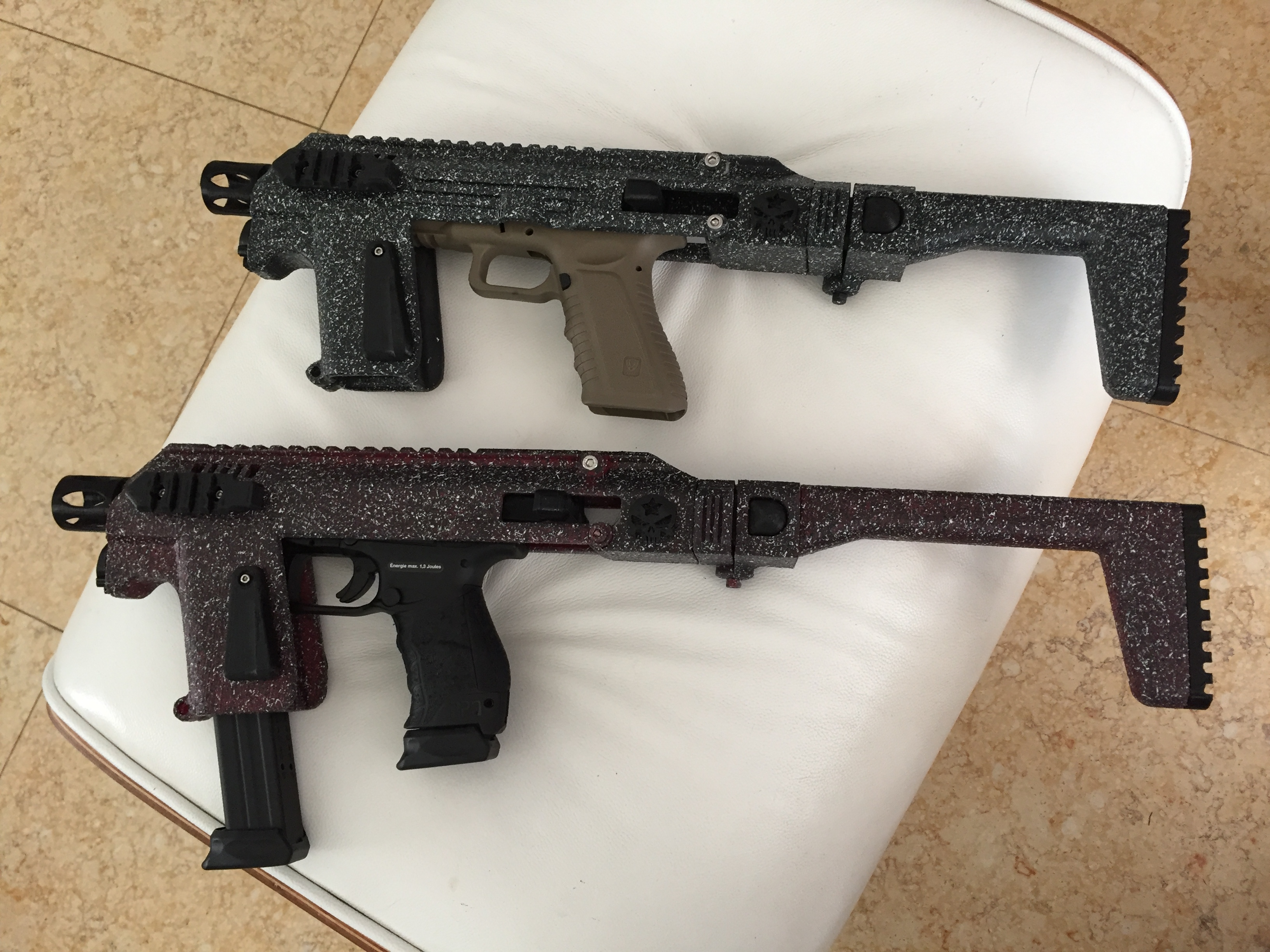 Mini RONI (Carbine conversion for most GBB Airsoft Pistols)