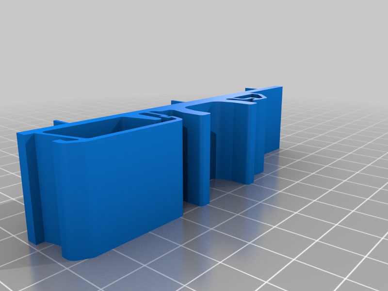 DIN rail mounted Wago nuts