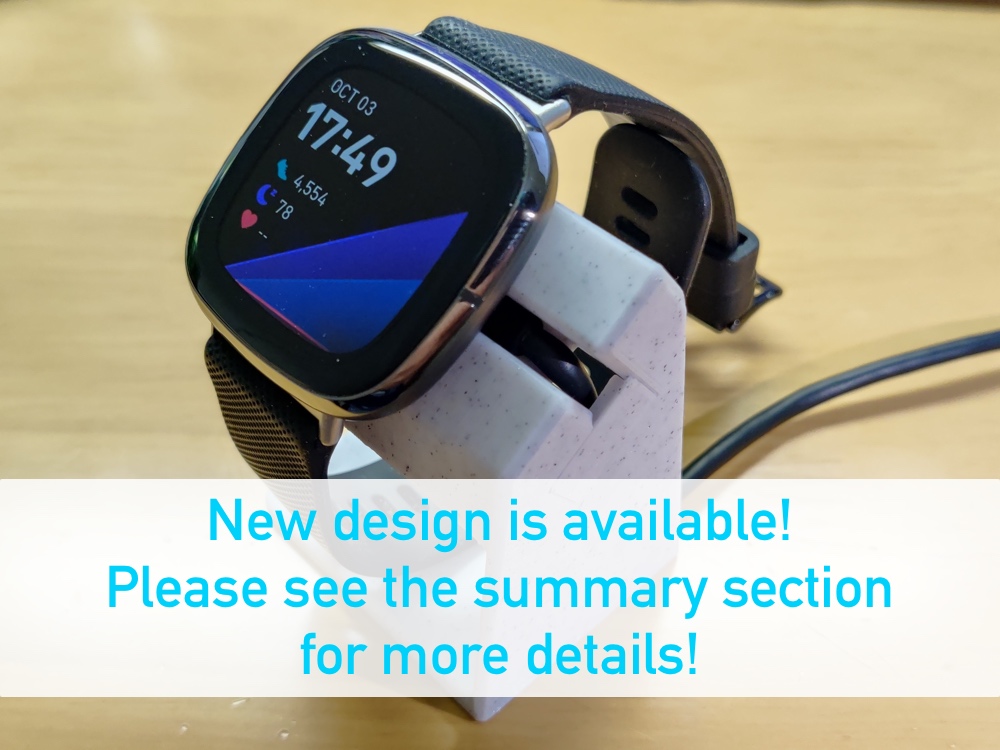 Fitbit Sense & Versa 3 Charging Cradle (Old version)
