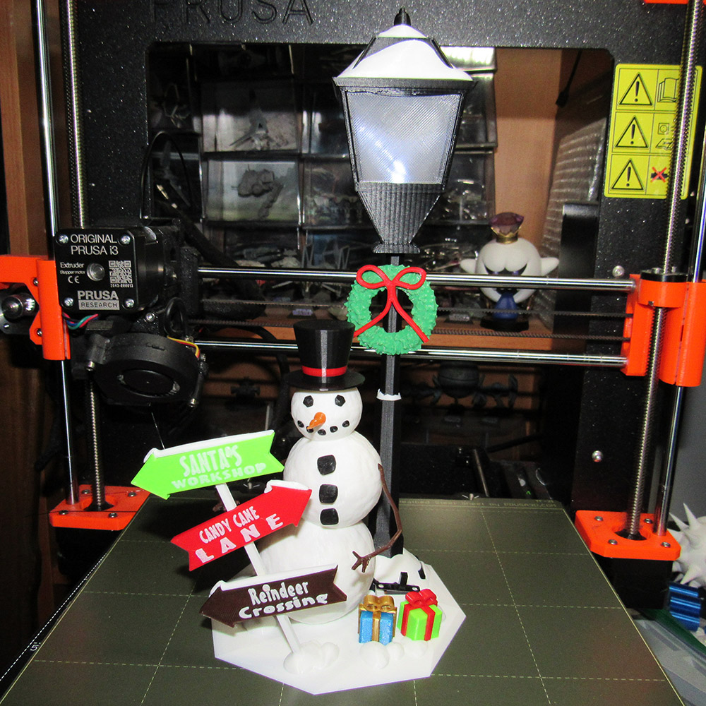 Christmas Snowman Display Light