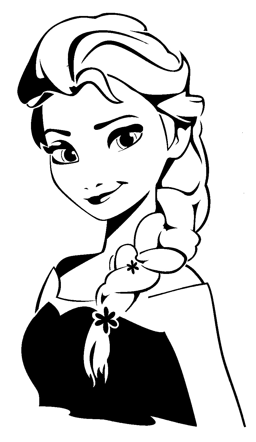 Elsa stencil 4