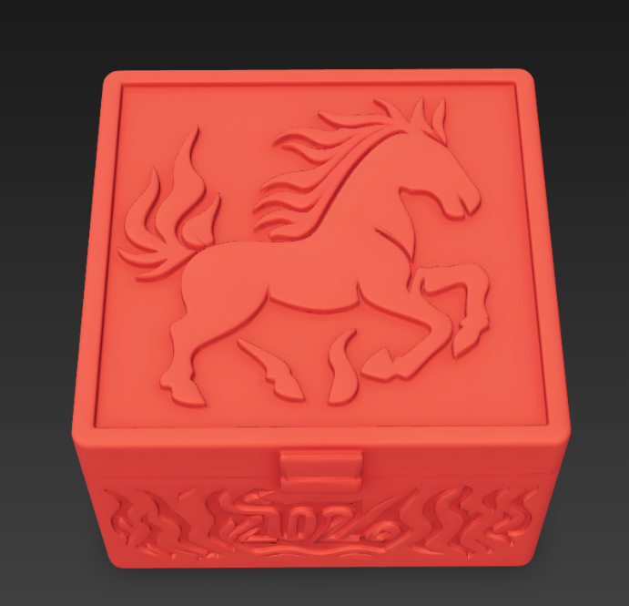 Fire Horse Zodiac Box