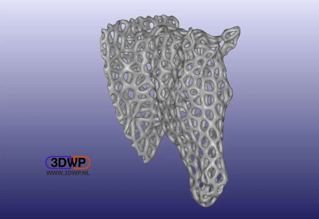Horse Head Voronoi Style