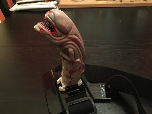 Chestburster for gopro mount | Halloween prop