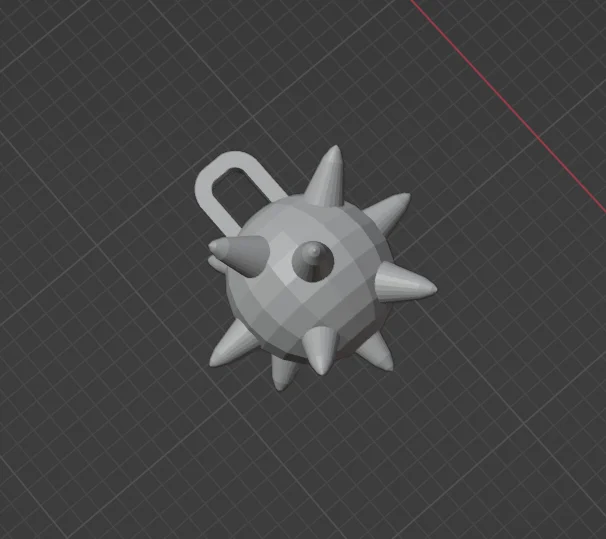 Morning Star Ball Charm
