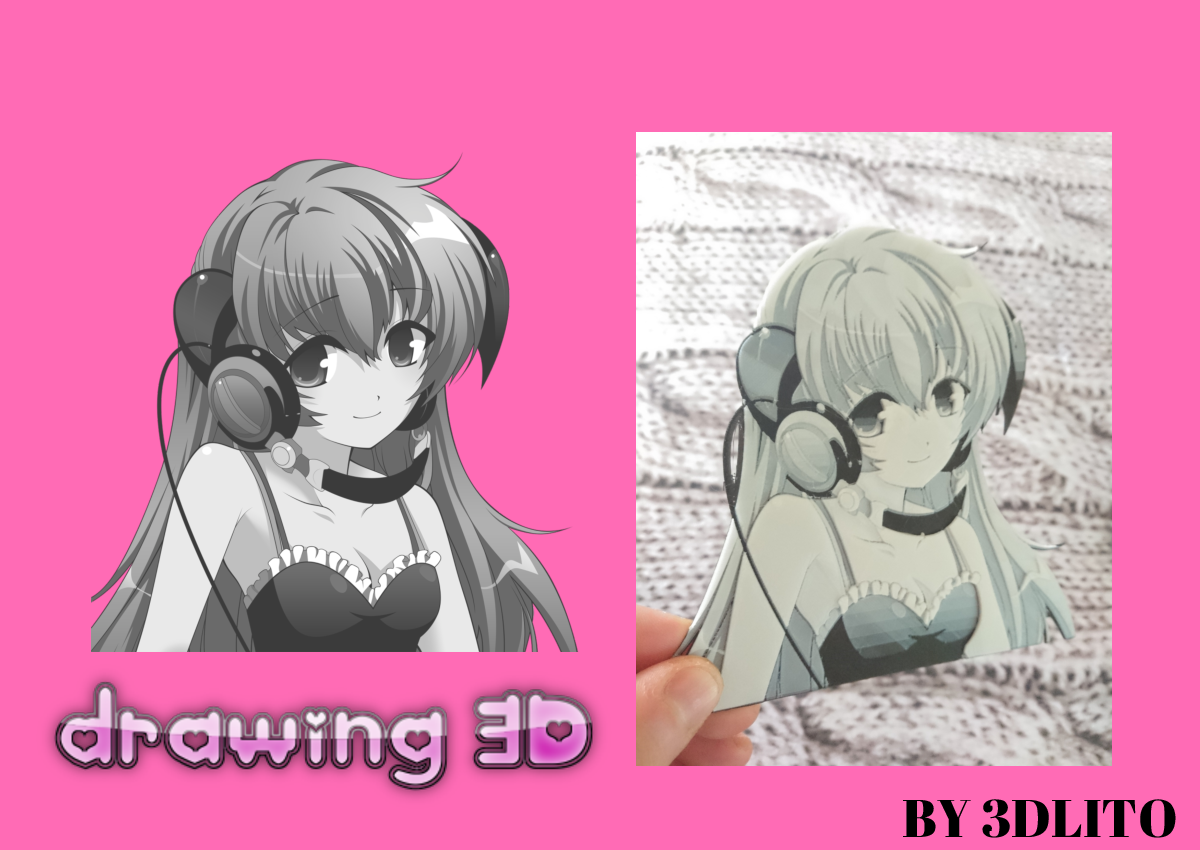 anime girl 3d