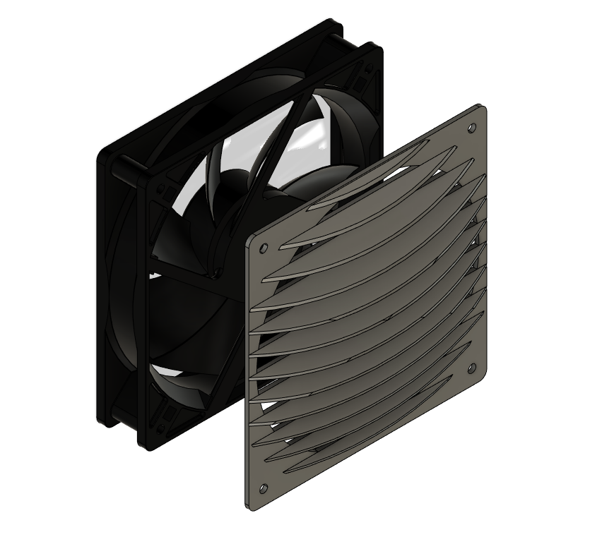 120mm fan cover