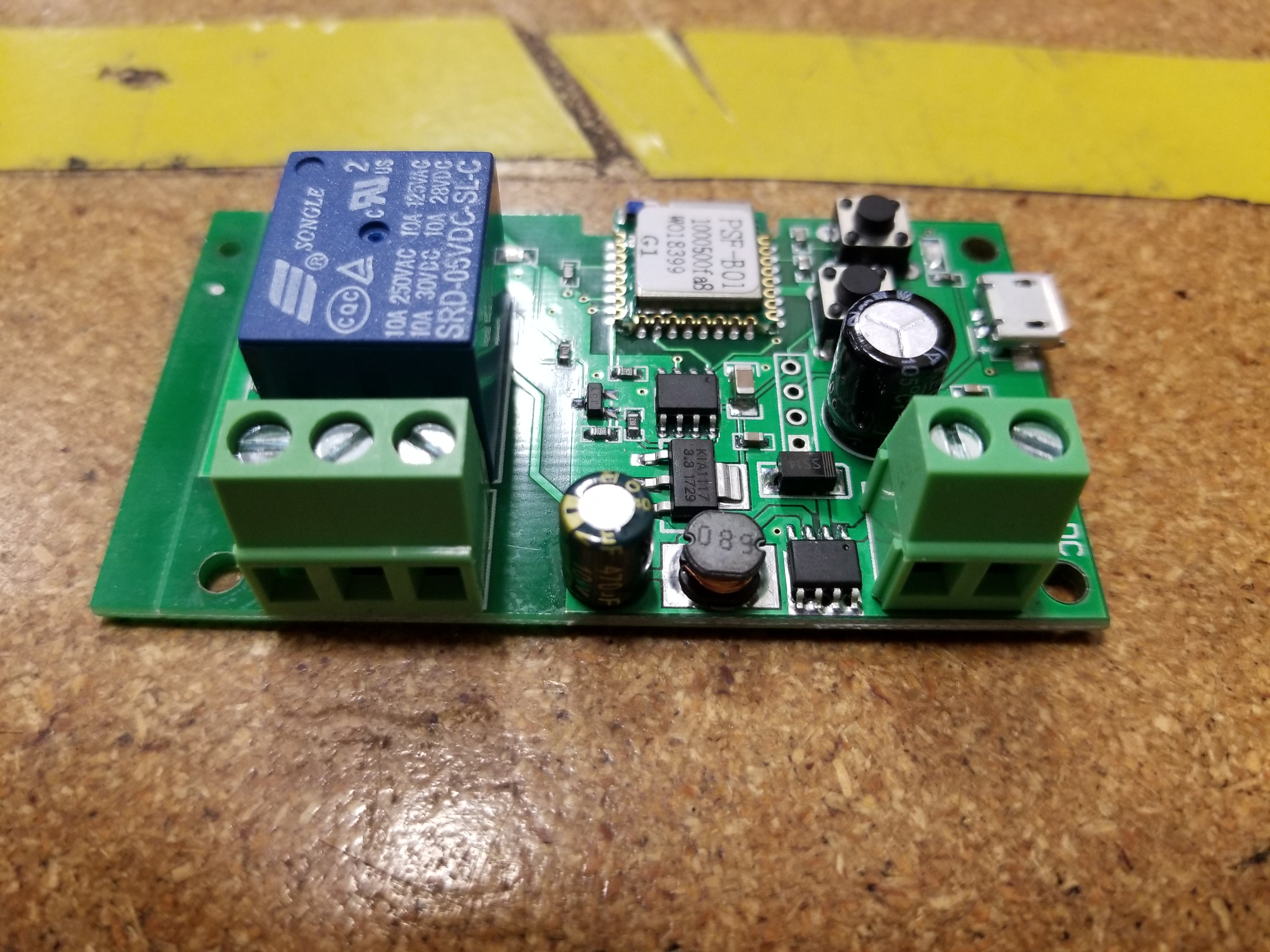 MHCOZY 1 Channel 5-32V WIFI Momentary Inching Relay