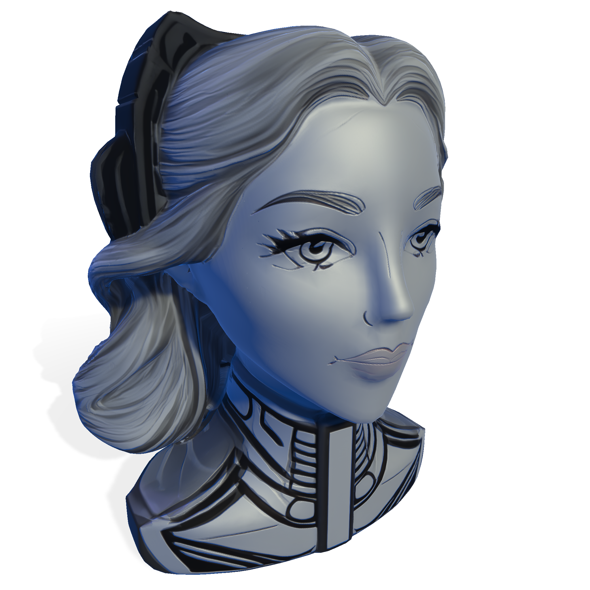 Futuristic Regal Bust