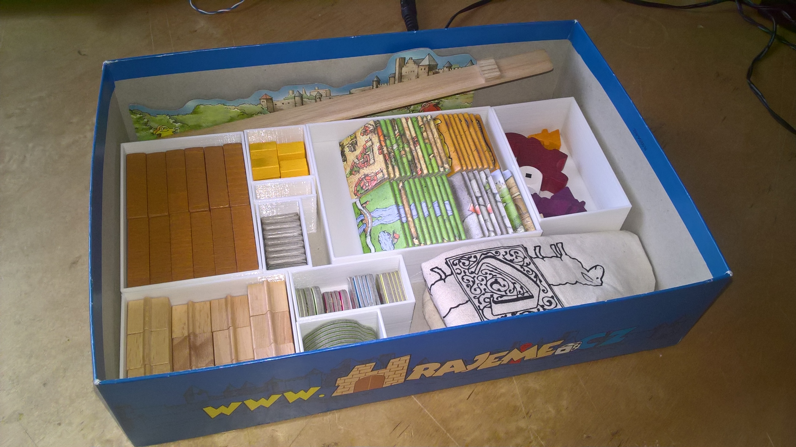 Carcassonne - Separated boxes