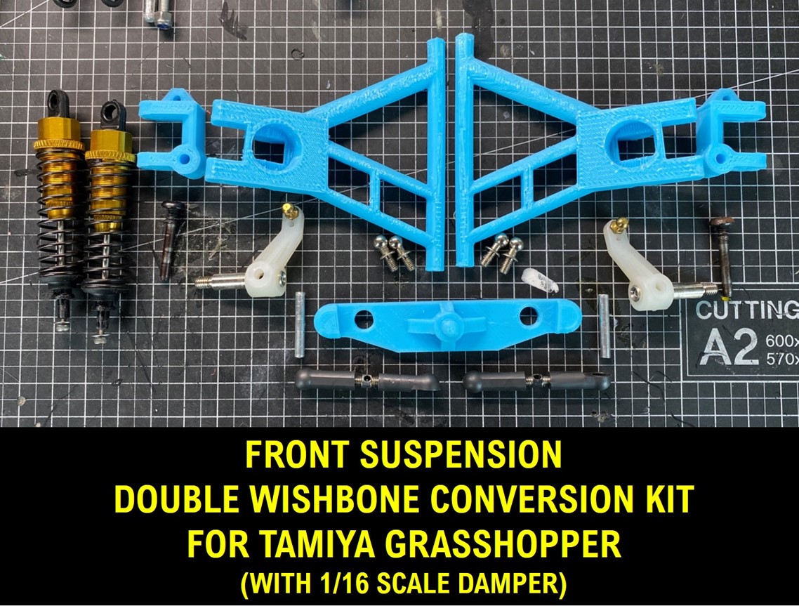 front double wishbone conversion kit for tamiya grasshopper (last update 20.12.05)