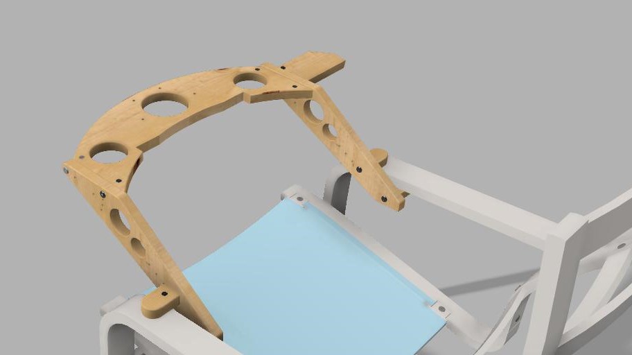 Poang sim wheel mount