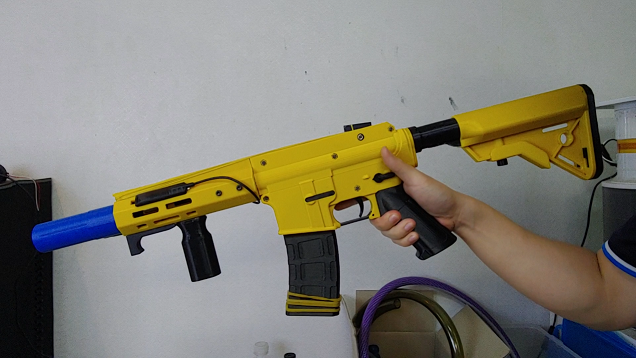 AR15 RUBBER BAND GUN (MLOK, AR15 parts compatible)
