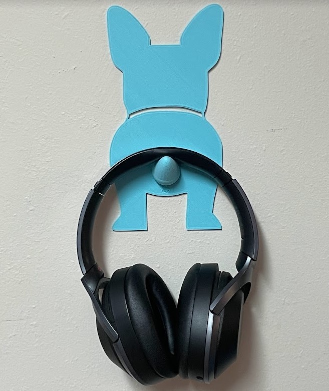Frenchie Hook Headphone Holder
