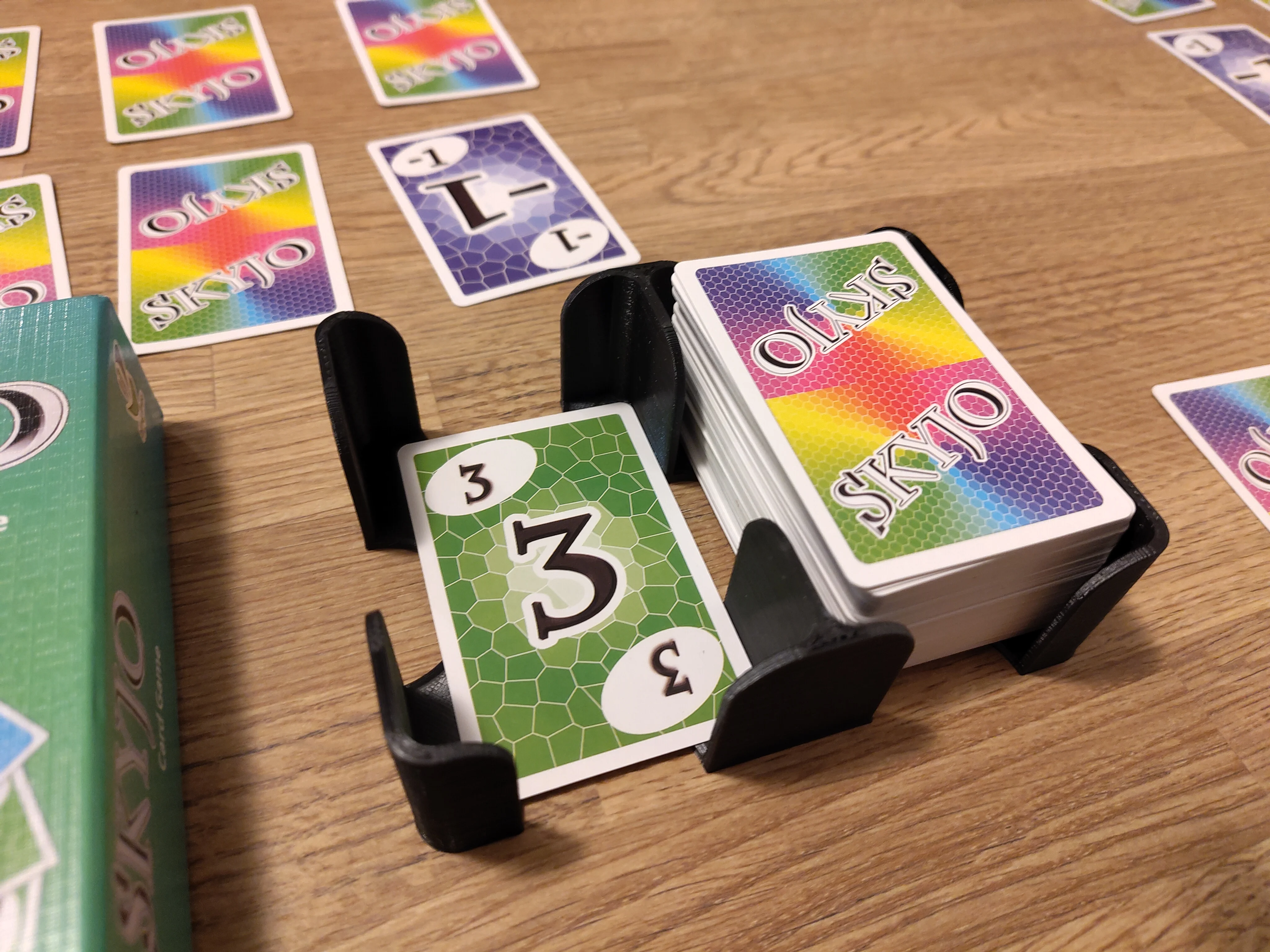 Pioche carte jeu Skyjo