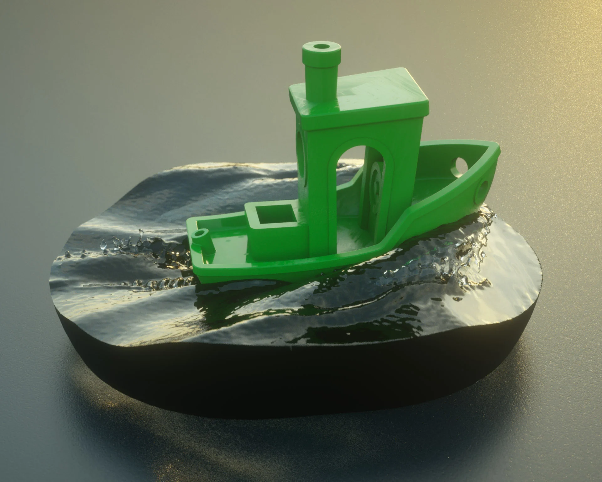 Water Display for Benchy