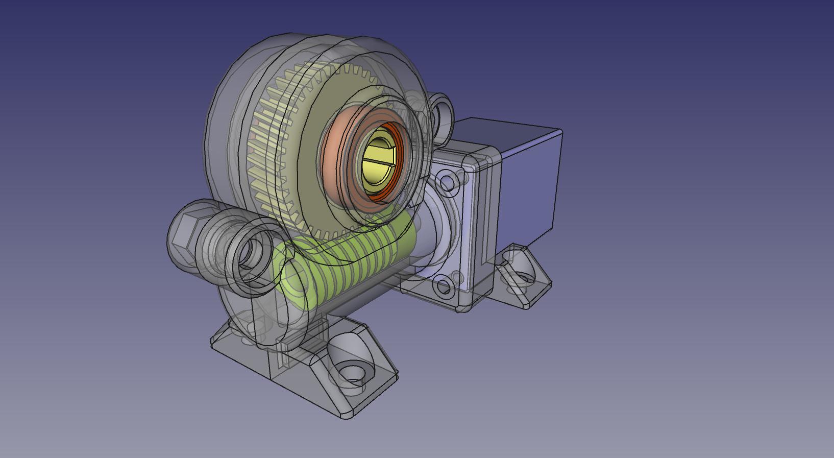 Wormgear/ CycloidGear Nema 8 Stepper