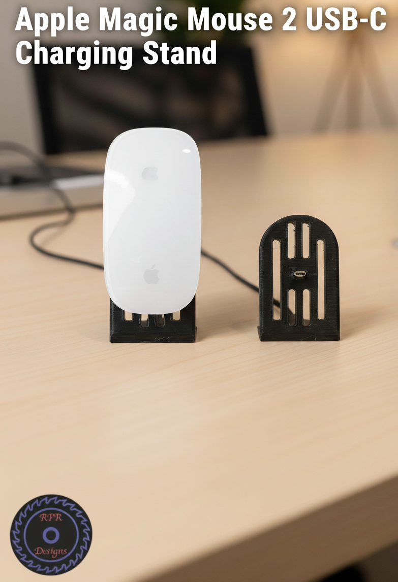 Apple Magic Mouse 2 (USB-C) Minimalist Charging Stand