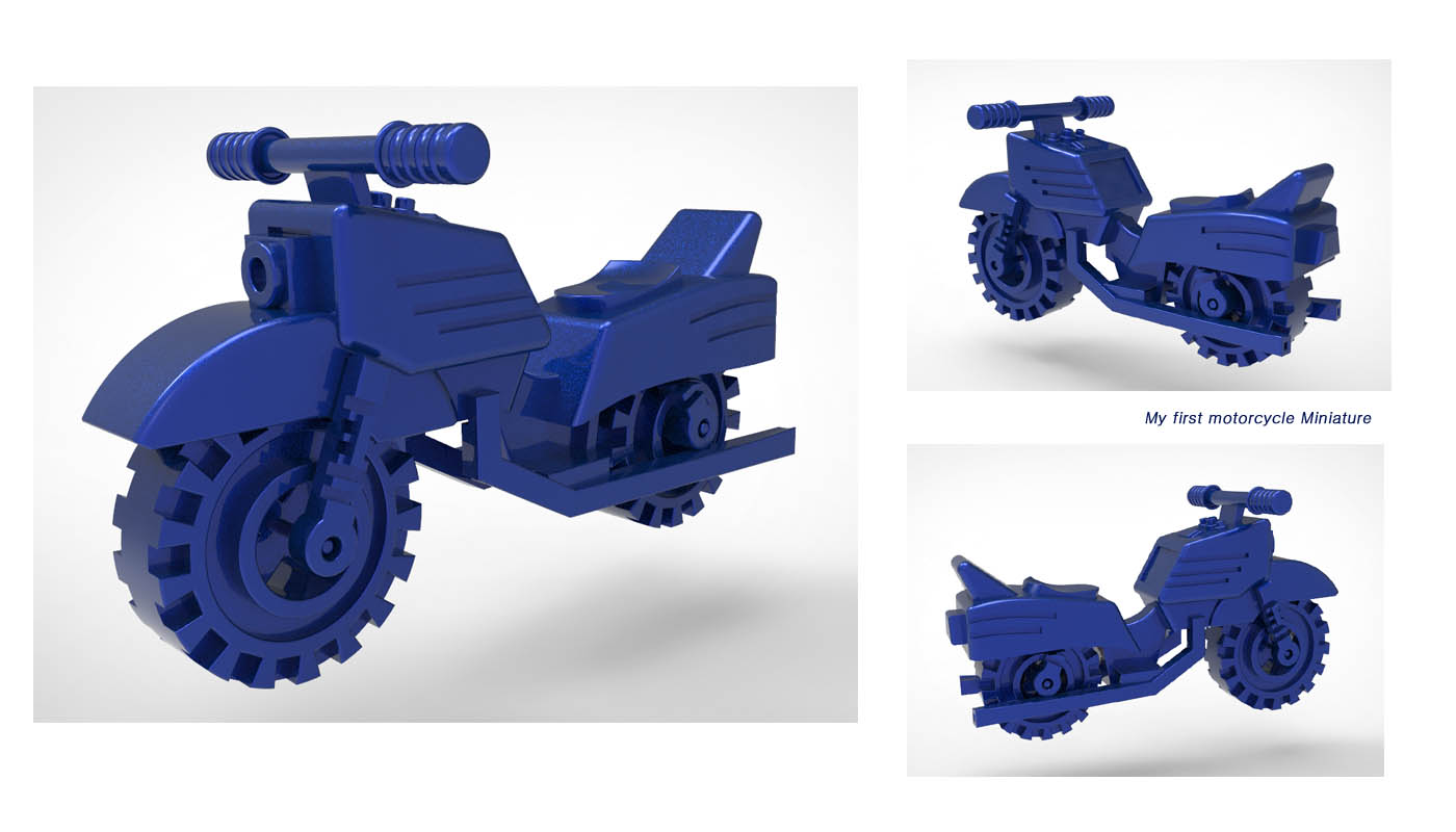 My first motorcycle miniature toy