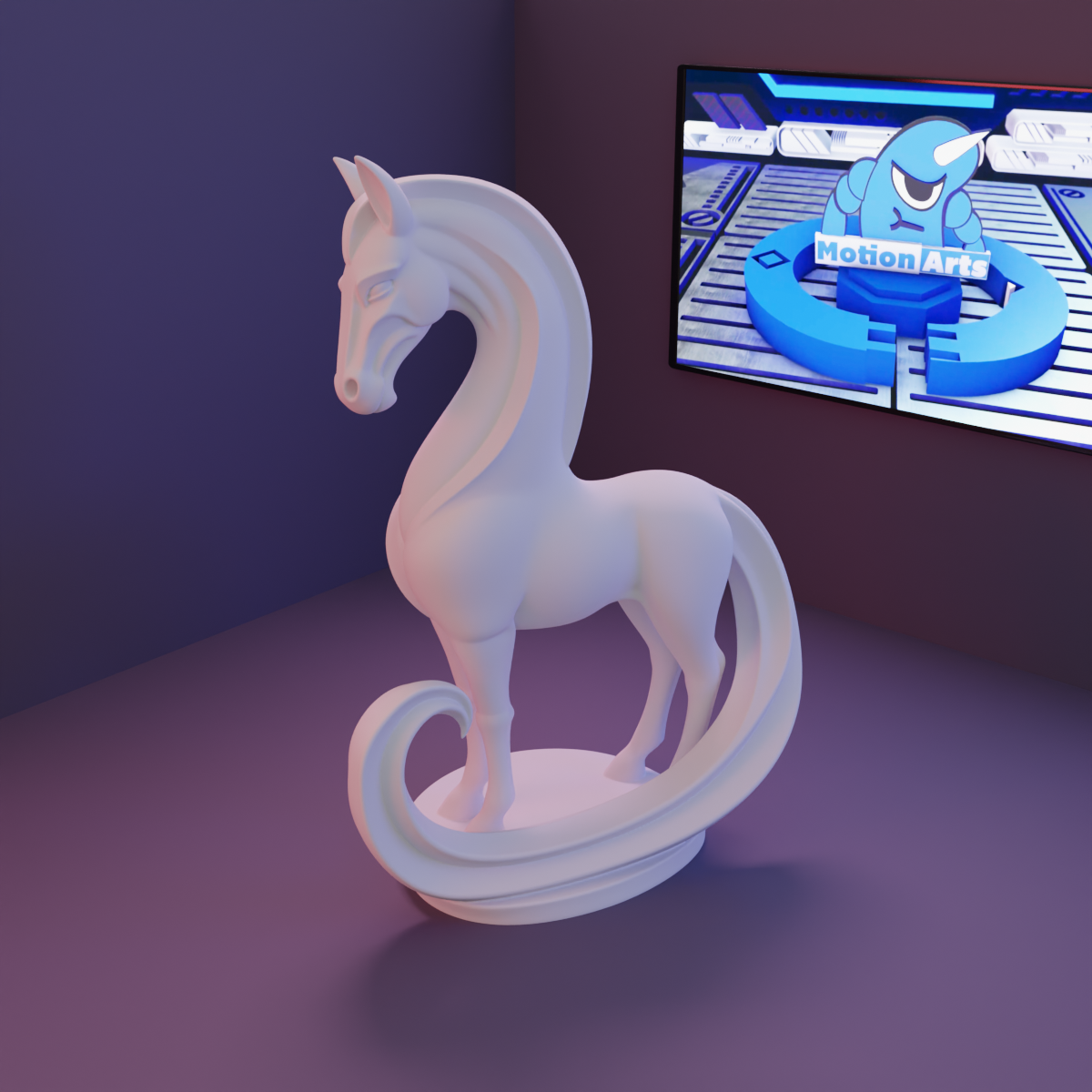 Cavalo Estatua