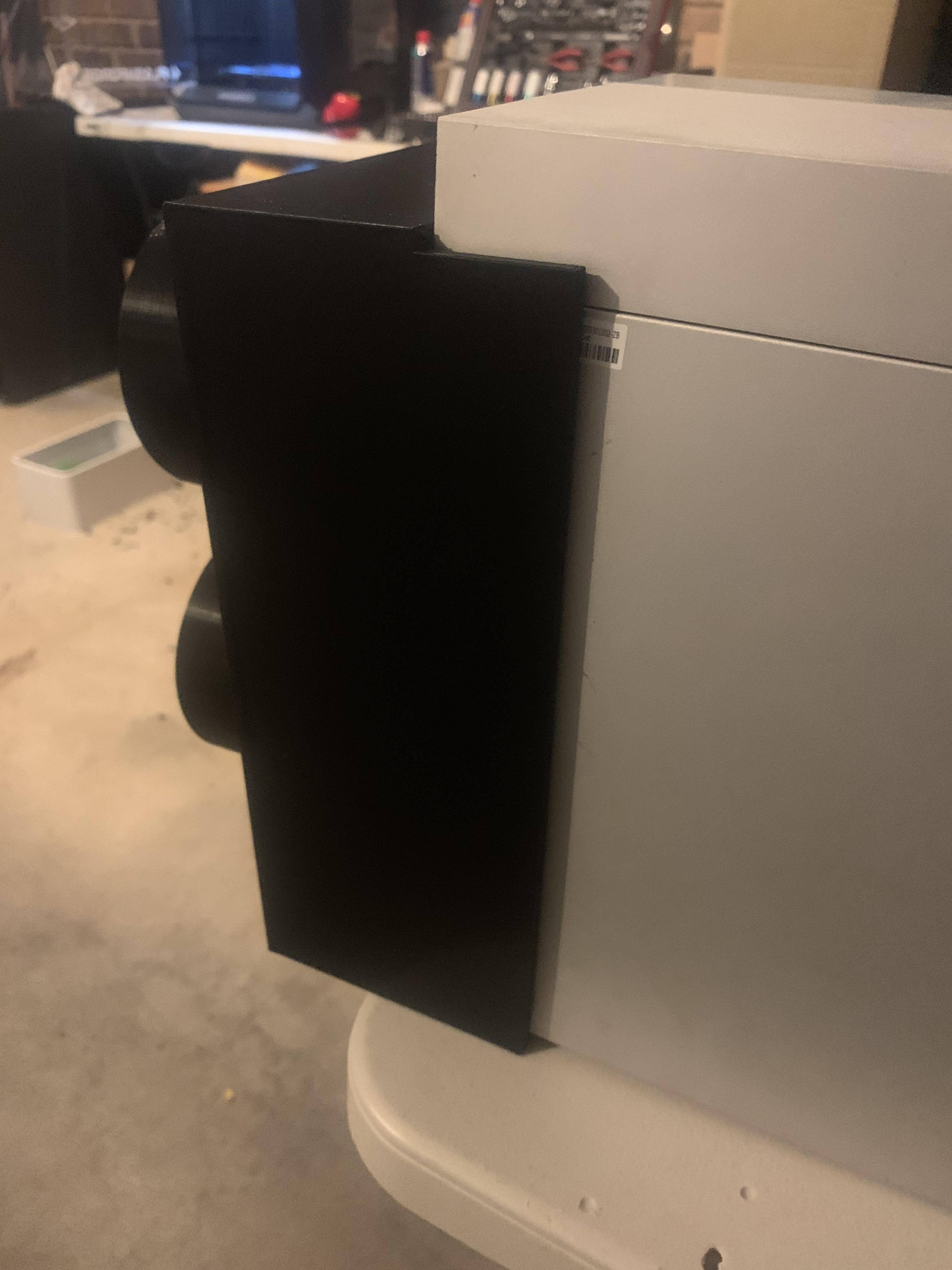 Bitmain L7 2 X 4 inch air ducts covering PSU