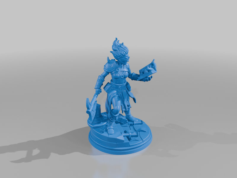 Genasi do Fogo RPG figure