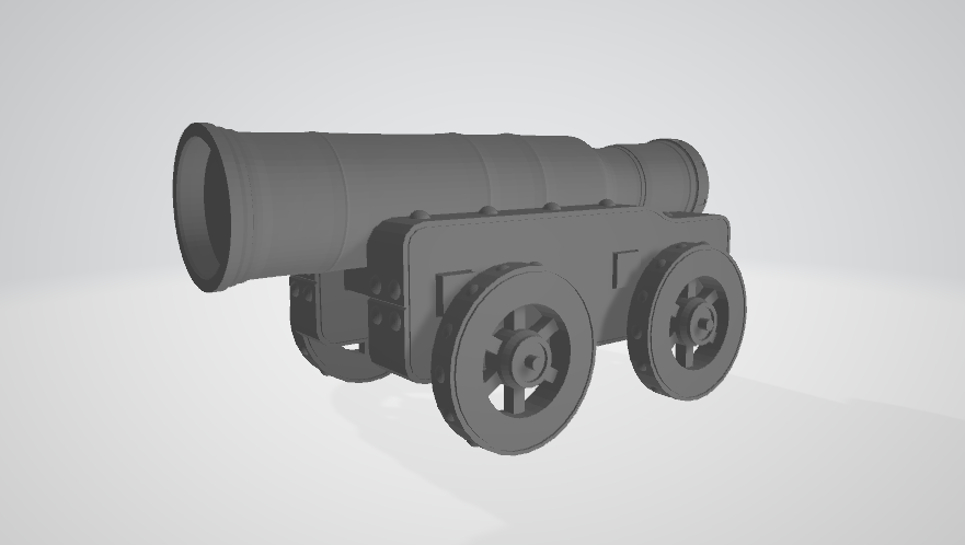 Mons Meg Cannon for DnD and Tabletop Gaming (28mm)