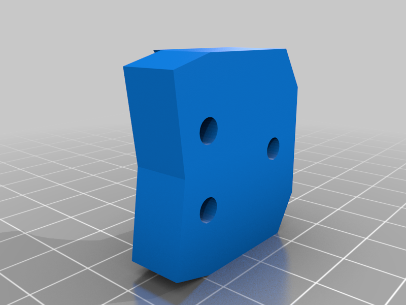 60° 16mm tube mount for make4 collar hard points (for bluerobotics 4" enclosure)