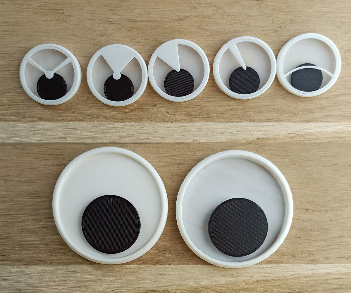 Googly eye (mobile) without lense