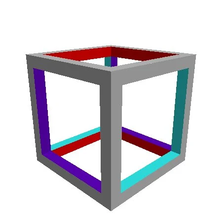 cubo con ranuras