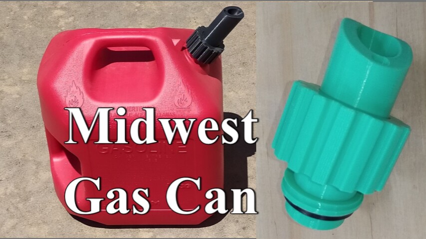 Midwest Gas Can New Improved Spout