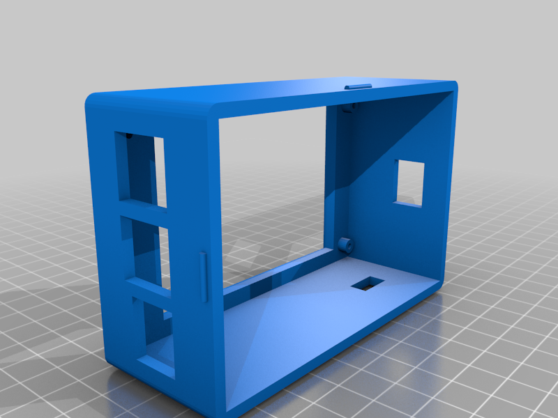 OctoDash Case for 3.5" touch display and Raspberry Pi 3 B+ with wall mount