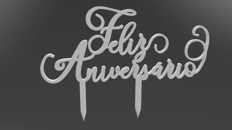 Topo Bolo de Aniversário