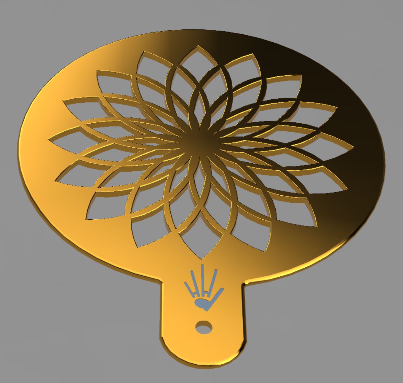 Bread / Cake Stencil - Blossum 2 Design