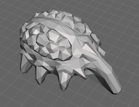 Gland that could contain adrenaline for a Carnisaurus Fex
