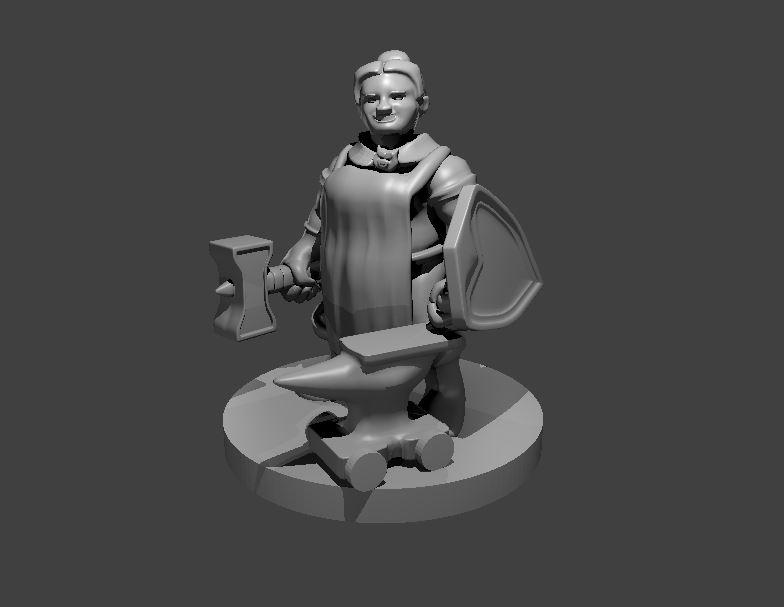 Female Dwarven Blacksmith
