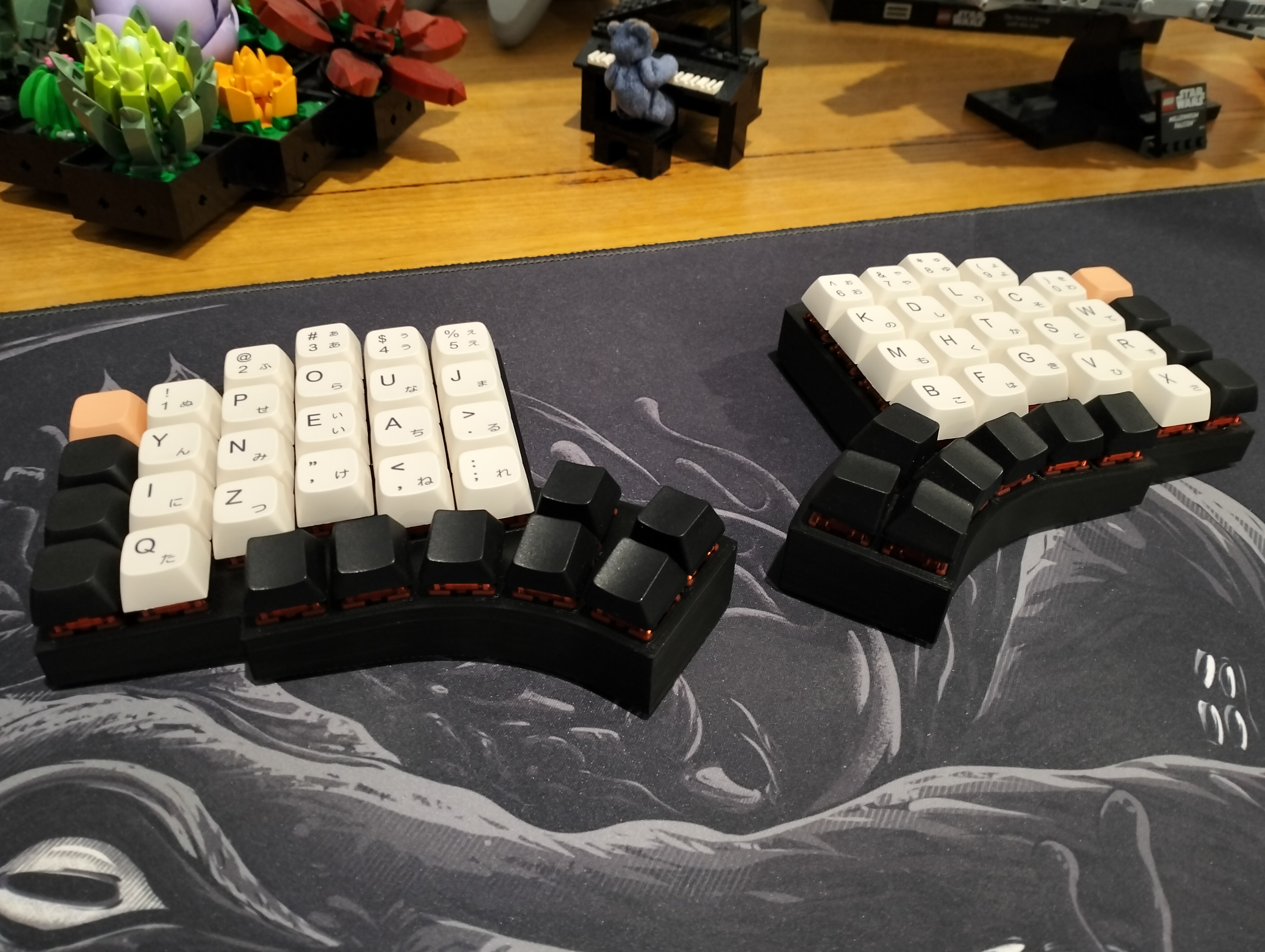 Elora Wireless Split Keyboard - Handwired