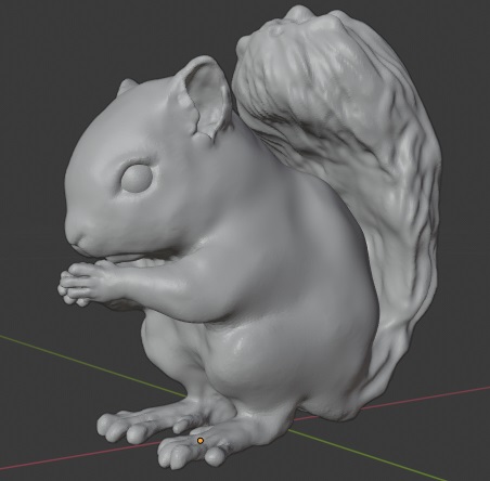 Cute Fat Baby Squirrel