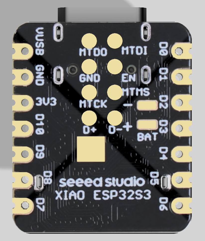 Seeed Studio XIAO ESP32S3 3D Renderings