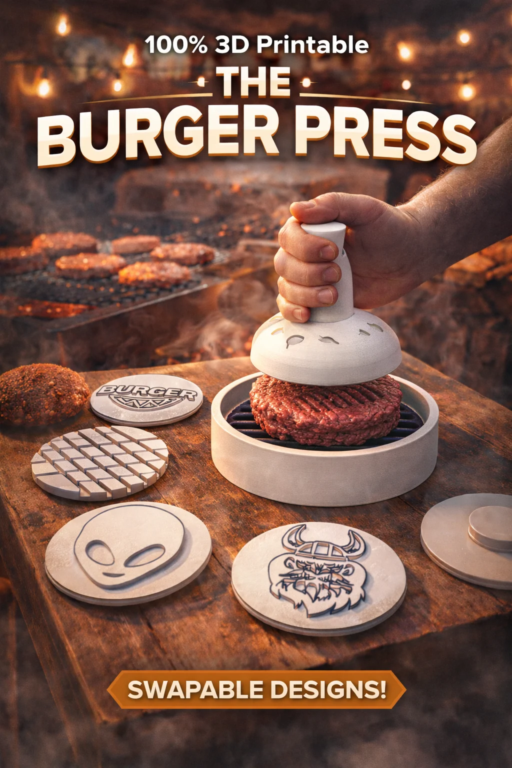 The Burger Press - BBQ Accessory - BBQ Tools
