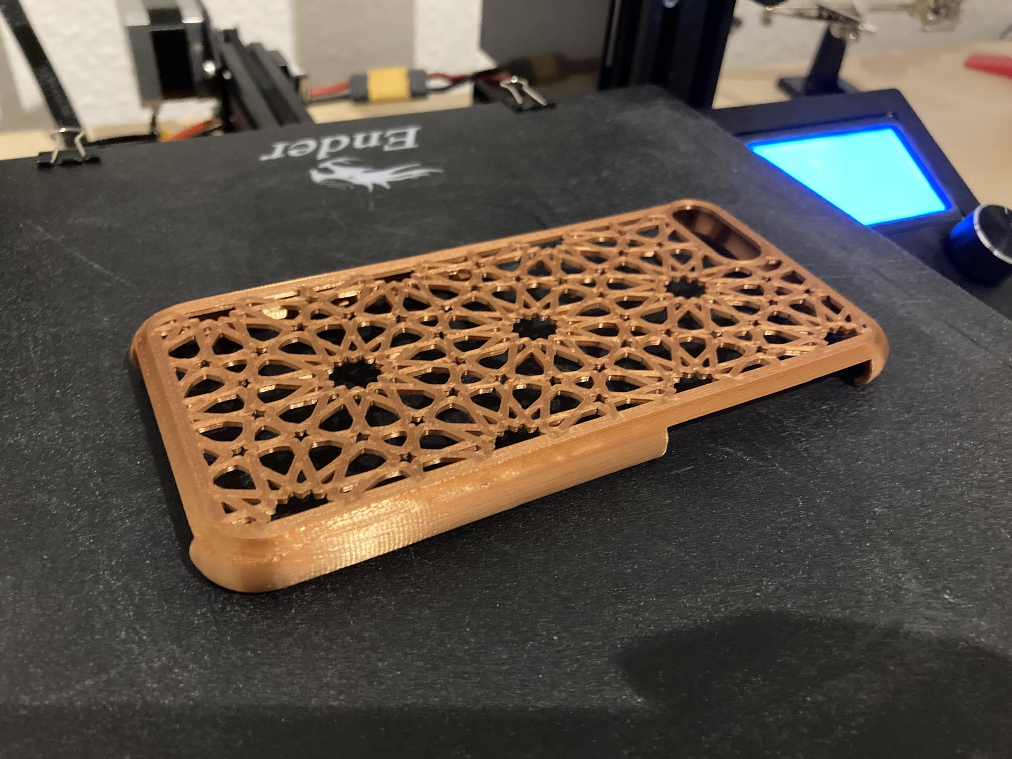iPhone 7 / 8 / SE 2020 Smartphone Case with Oriental Design (Easy to print)
