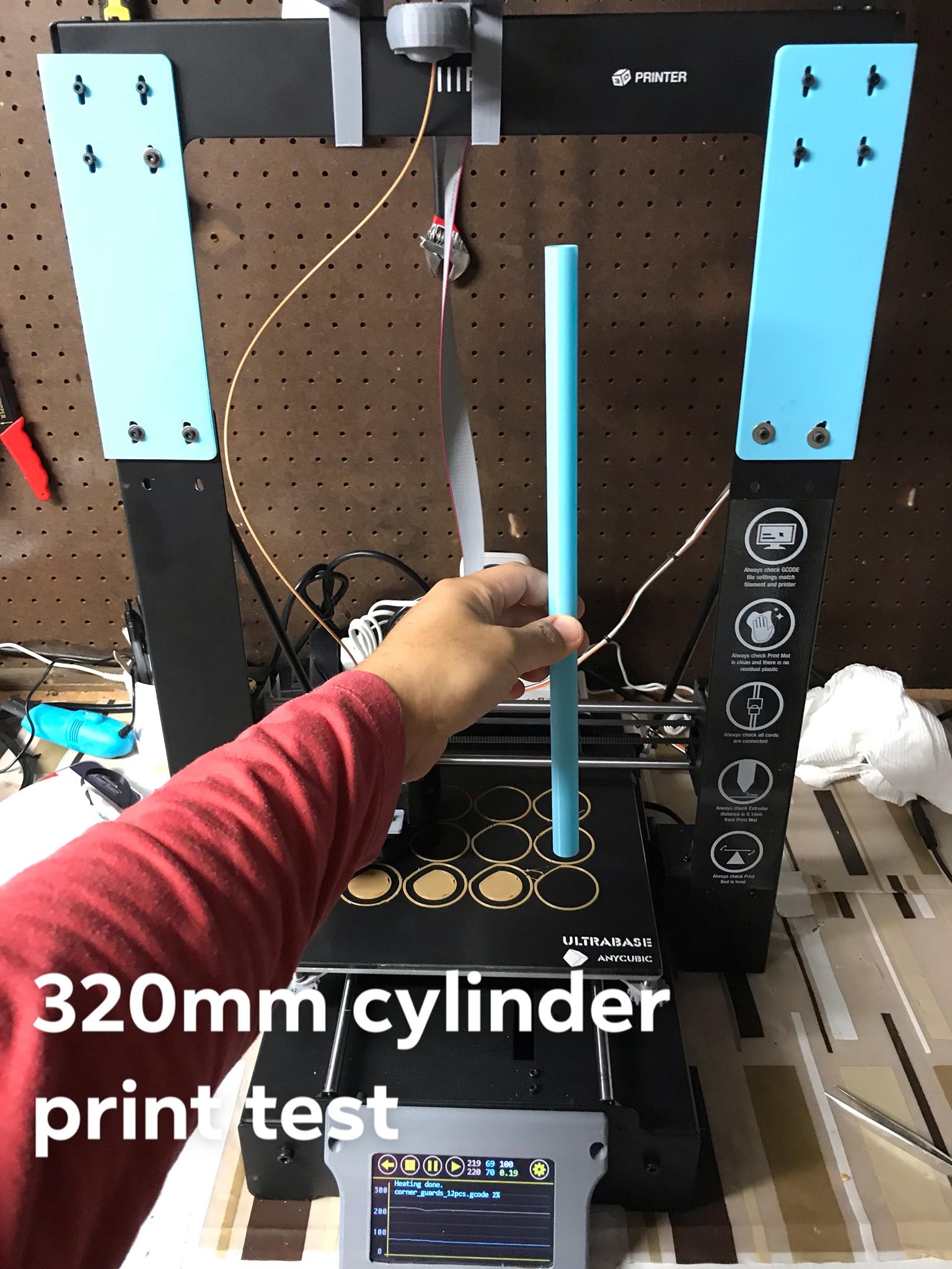 Monoprice Maker Select Plus Z extension (348mm)