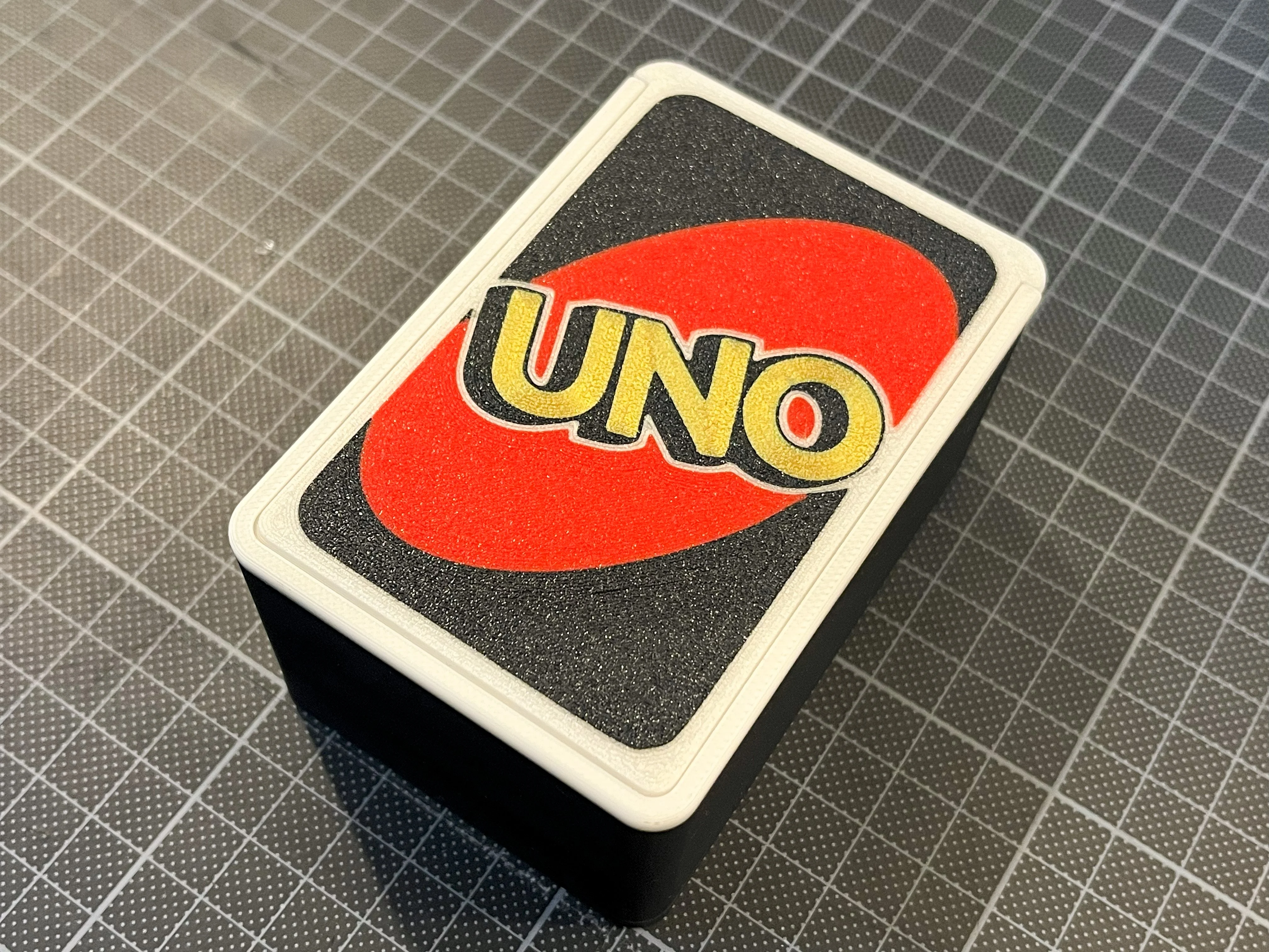 UNO Card Box Lid Remix for Multi-Color-Units like Prusa MMU or BambuLab AMS